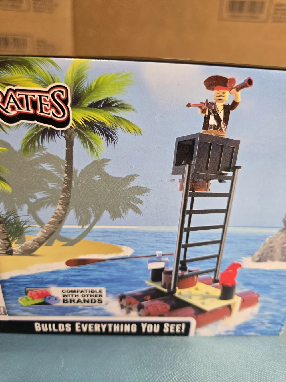 Blokko Pirates Sea Lookout Set Building Blocks 55 Pcs NEW with minifigure